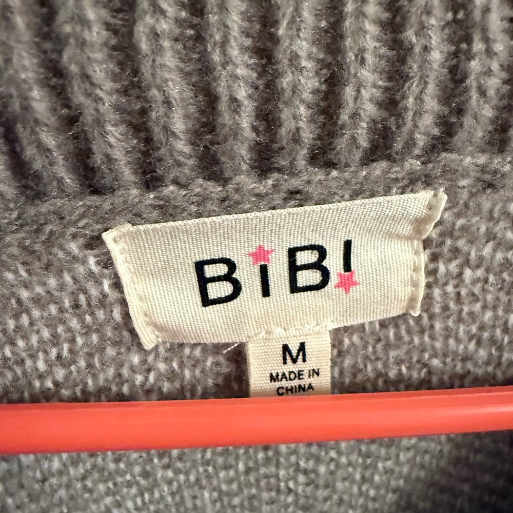BiBi Women's Brown and Cream Block Cardigan - Picture 3 of 3
